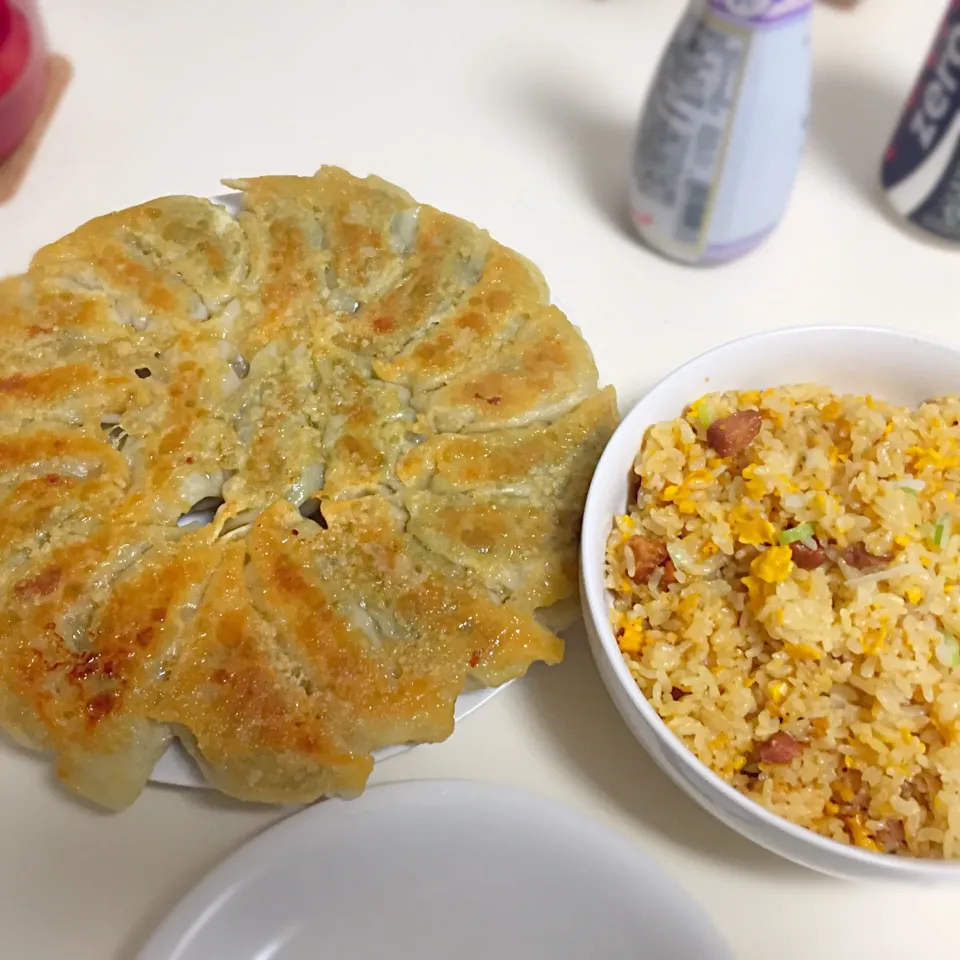 パリパリ餃子とチャーハン|rinnさん