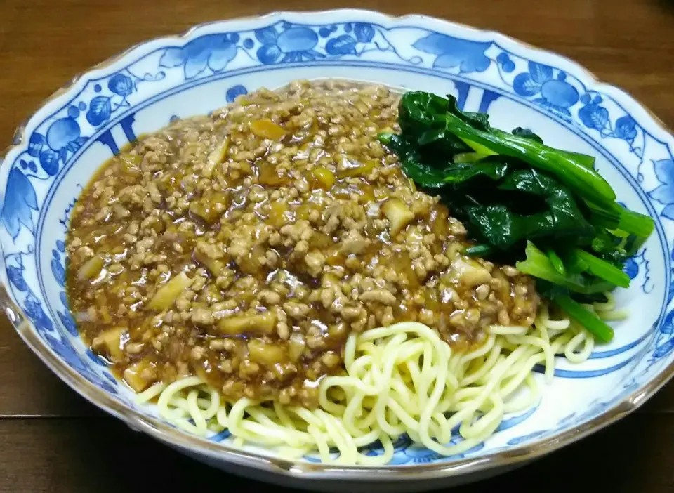 肉味噌あんかけ 焼きそば|あらいぐまのしっぽさん