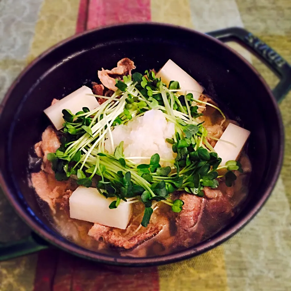 大根尽くし鍋。お餅を入れればご飯を炊かなくても可🌿|きょーこさん