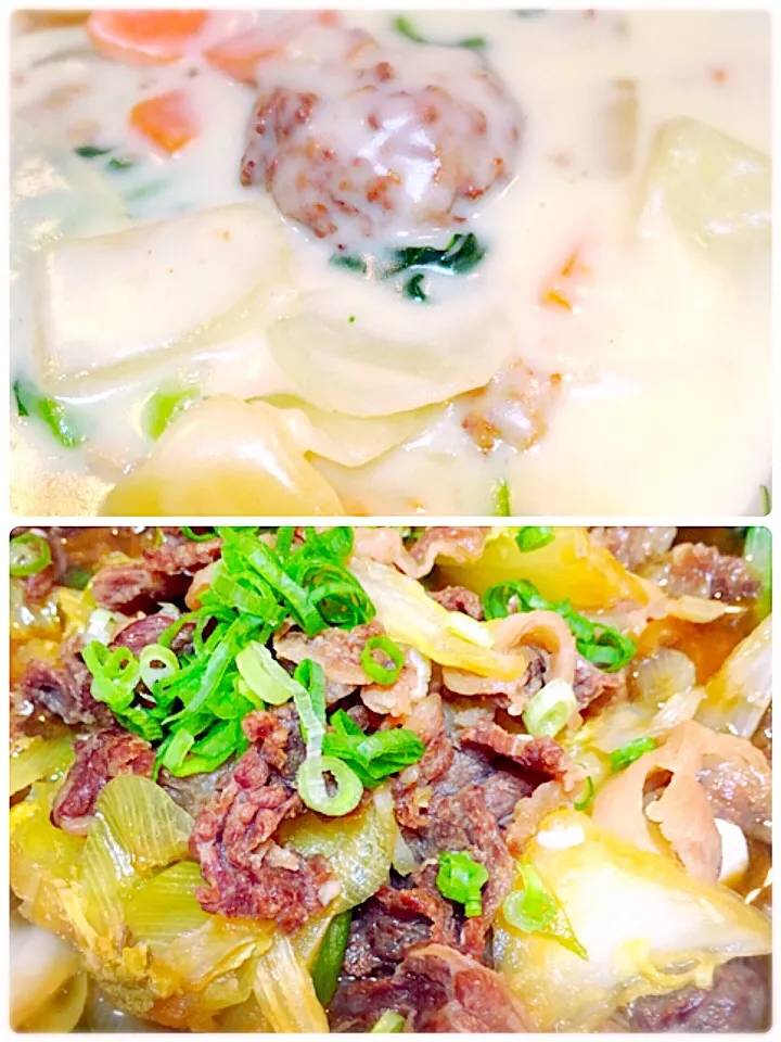 肉豆腐🐂、ミートボールの野菜クリーム煮🐖
お肉ばっかりだ〜💕|相良幸子さん