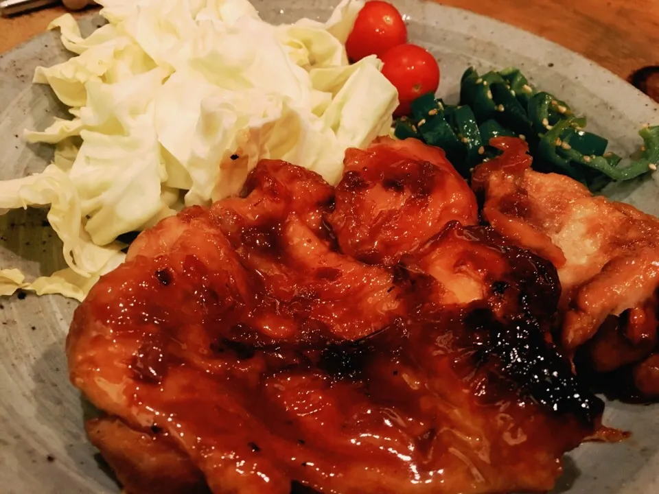 照り焼きチキン‼️|たぁさん