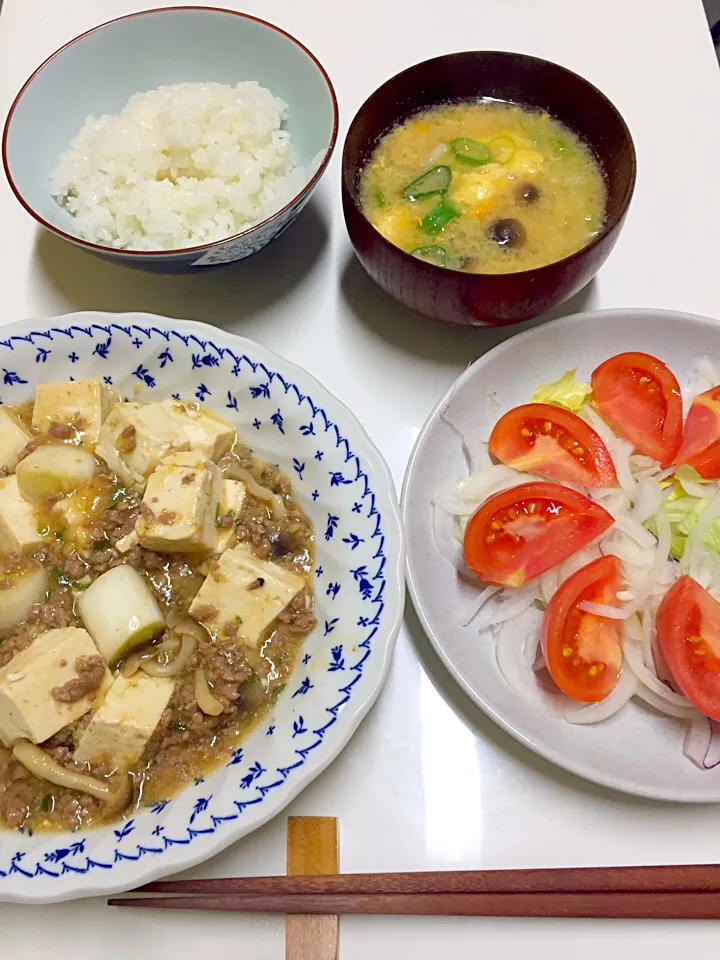 Snapdishの料理写真:味噌風味麻婆豆腐|utayataさん