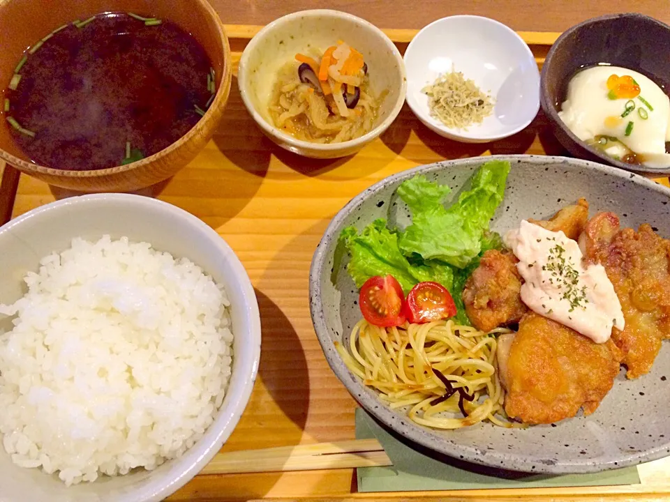 鶏肉の明太マヨネーズ定食|mioさん