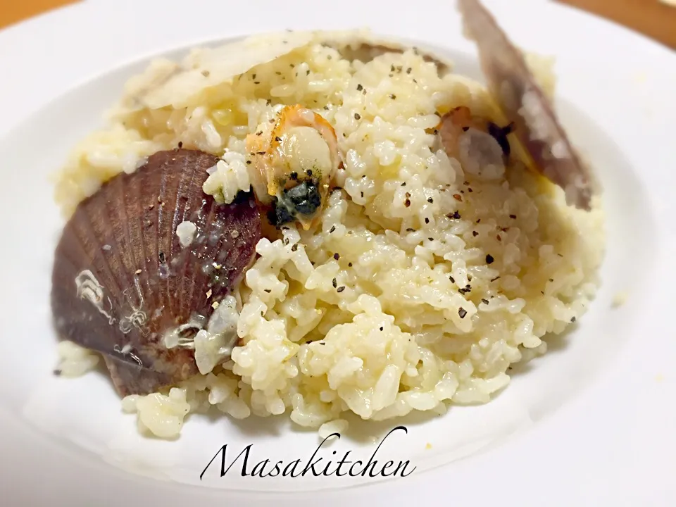 Baby scallops risotto|Masakiさん