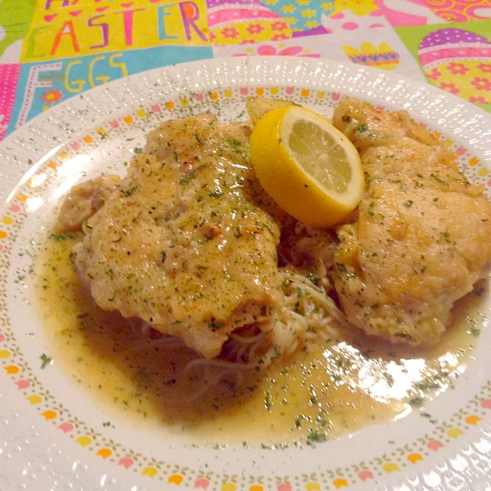 Chicken lemon butter sauce|John Baker Greskiewiczさん