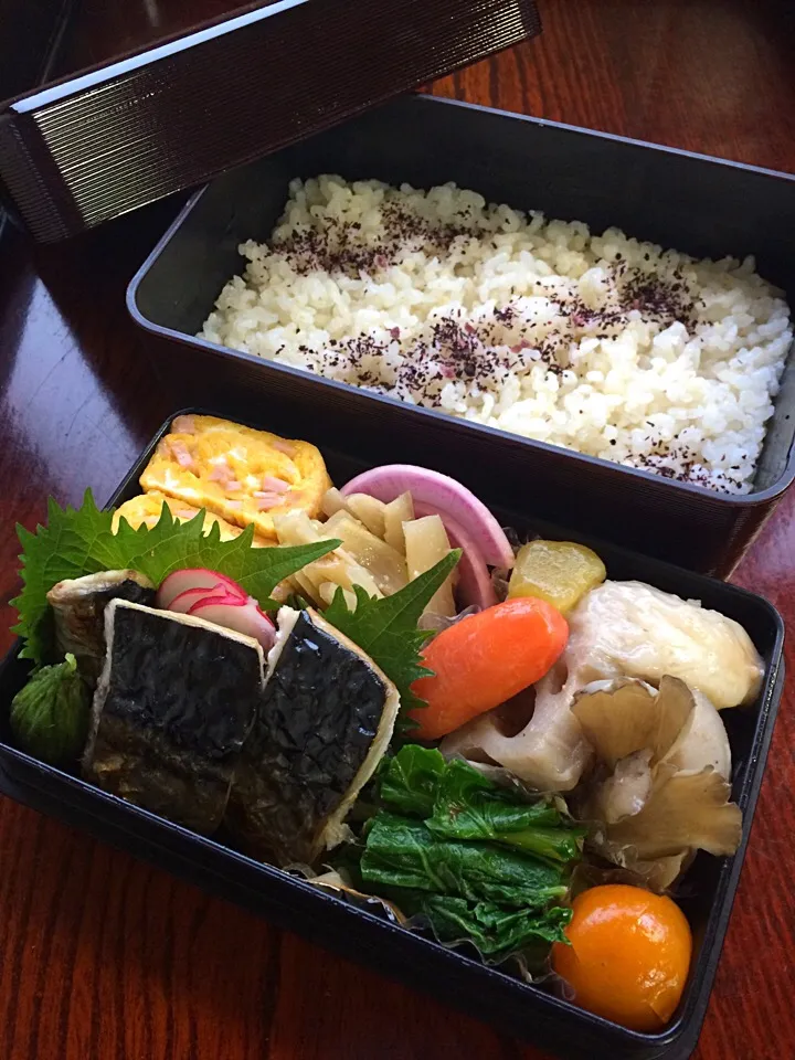 塩サバ弁当|二キィさん