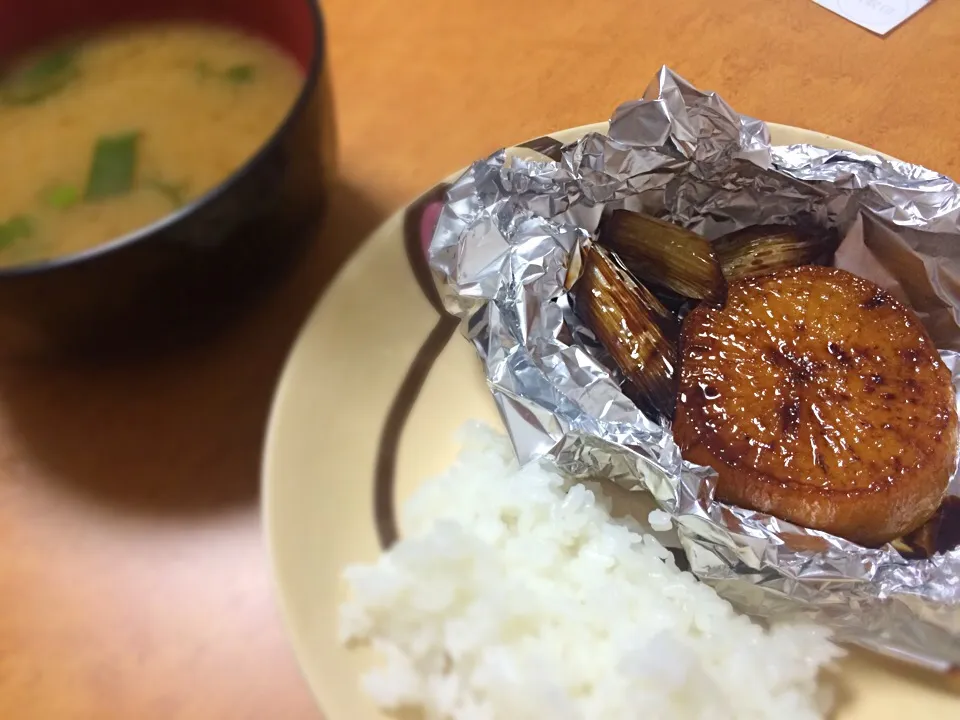 大根ステーキ でも、ねぎ焼きの味付けに|まいさん