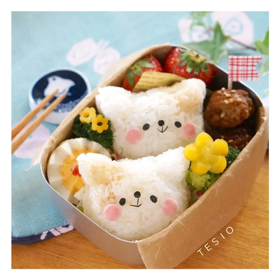 猫おにぎり弁当|chihoさん