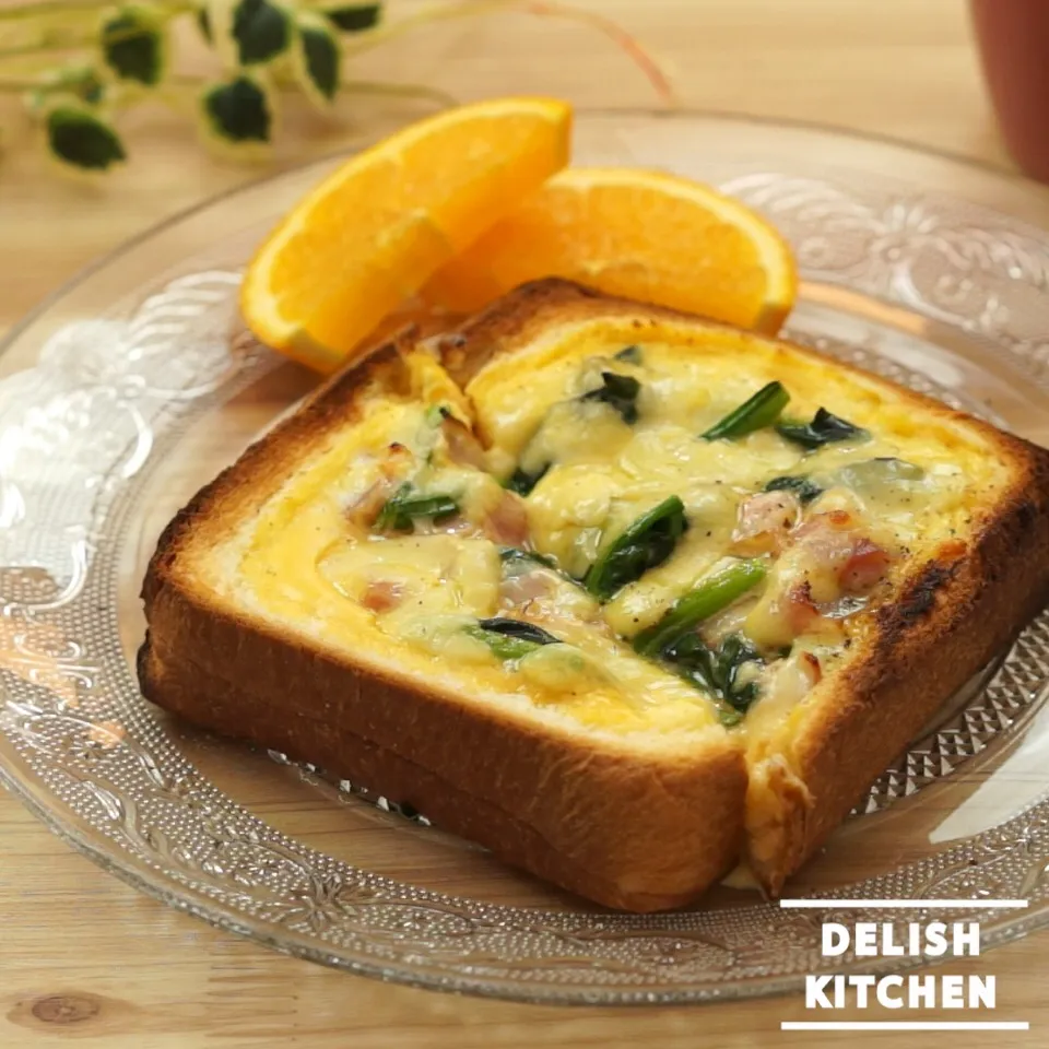 【動画】食パンキッシュ #delishkitchentv|DELISH KITCHENさん