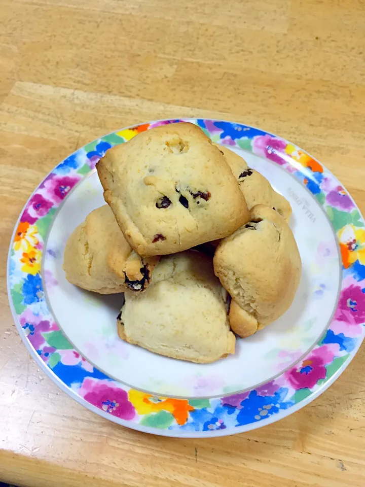 ホットケーキミックスのレーズンスコーン|庄司誠吾さん