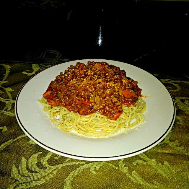 🍝🍝❤Meat Sauce & Spaghetti ❤🍝🍝 #Beef #Pork #Pasta #Vegetable #Main dish 💚 🍝🍝|Alisha GodsglamGirl Matthewsさん