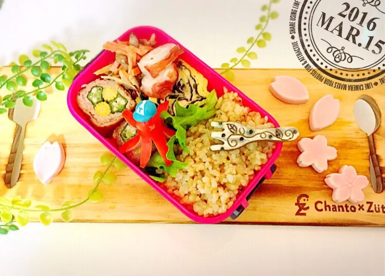 Snapdishの料理写真:♡タコたこ🐙Lunch Box♡|Haz Haz ♡さん