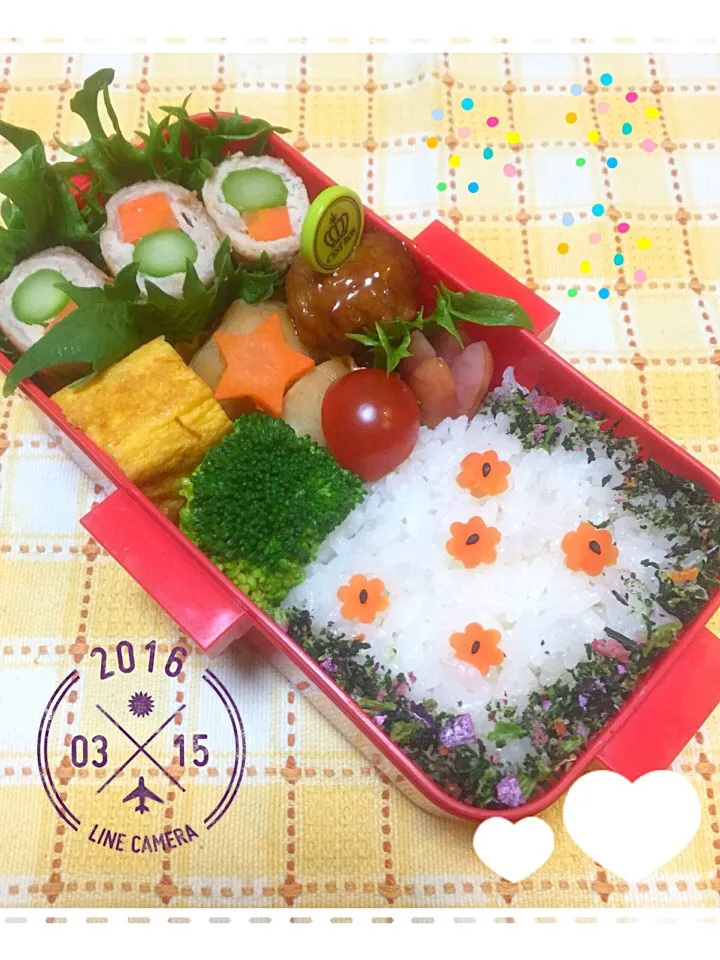 Snapdishの料理写真:高1娘のお弁当|Chiekoさん