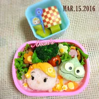 Snapdishの料理写真:3/15＊ツムツム＊ラプンツェル弁当|akkoさん