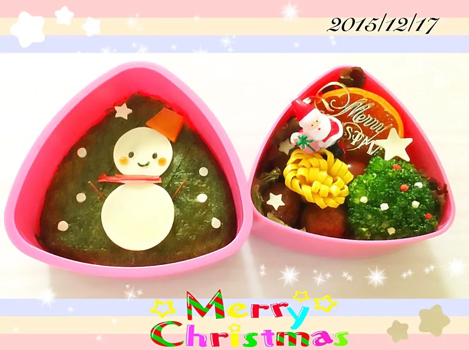 雪だるまお弁当☃️|ﾃｨｯｷｰ＆ﾐｭﾌｨさん