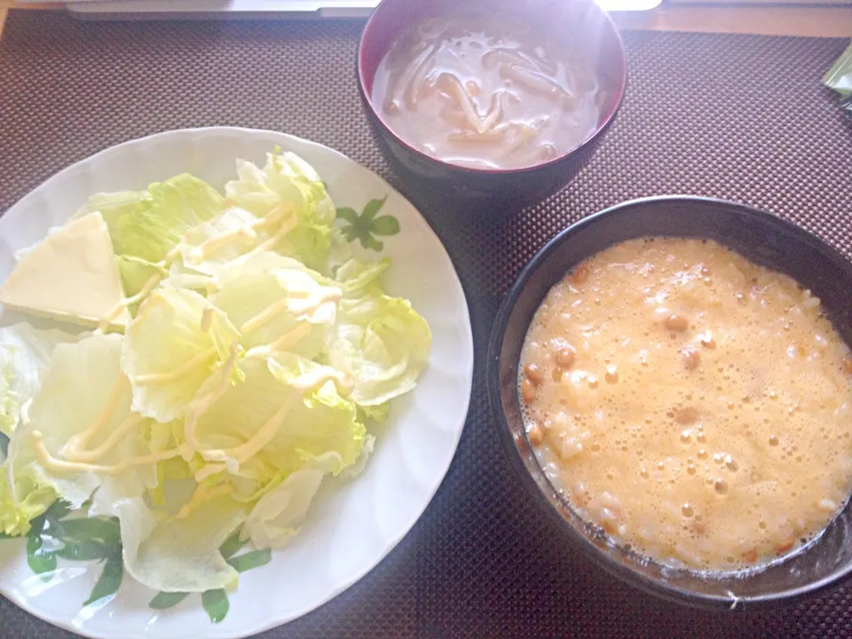 3月15日朝食兼昼食|ばぁさんさん