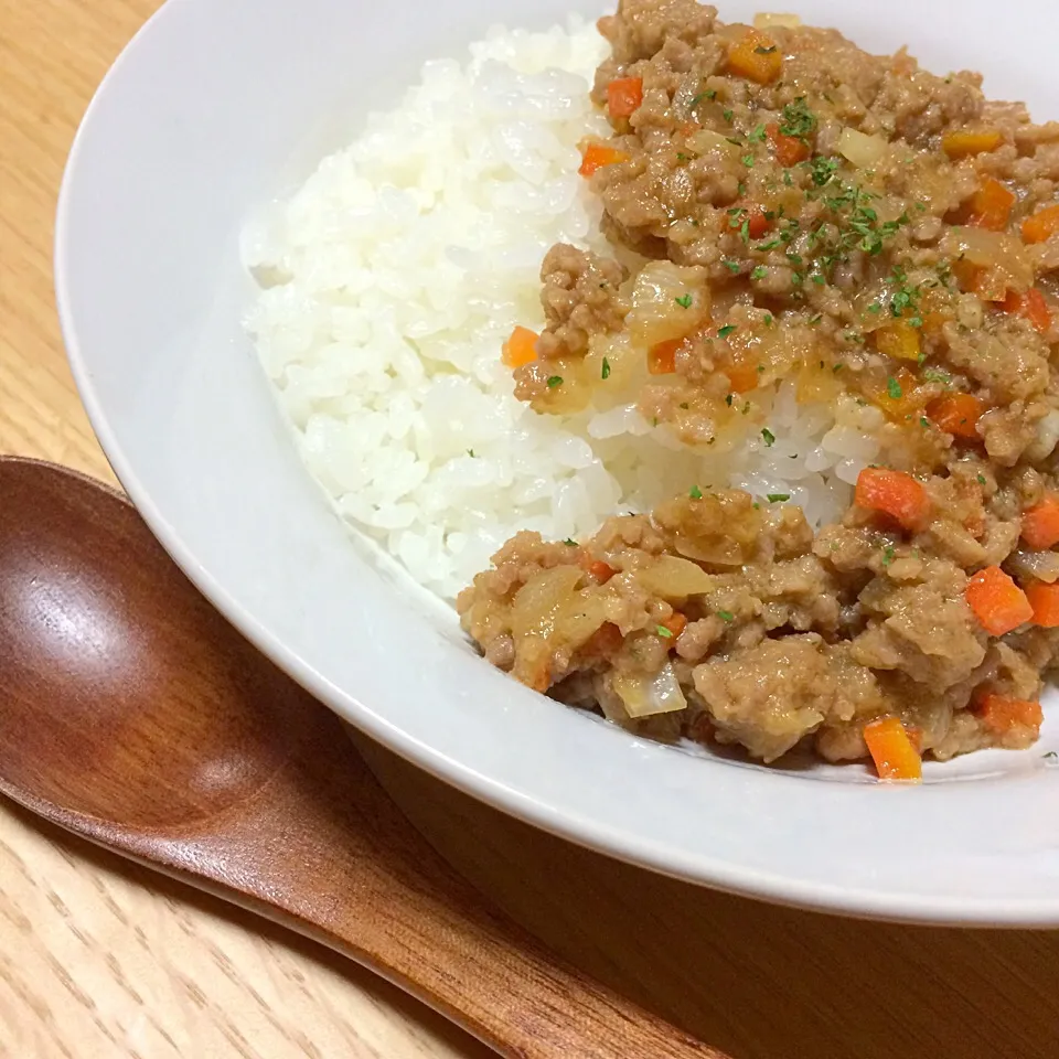 我が家の手抜きご飯＊ミンチライス|＊Ｃ＊さん