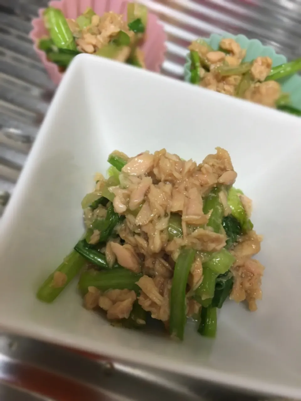 あやとん♪さんの料理 小松菜とツナの醤油和え（＾∇＾）|こぐまさん