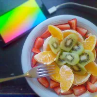 #fruit #orange #kiwi #handmade #homemade|Nicoletta C. Popaさん