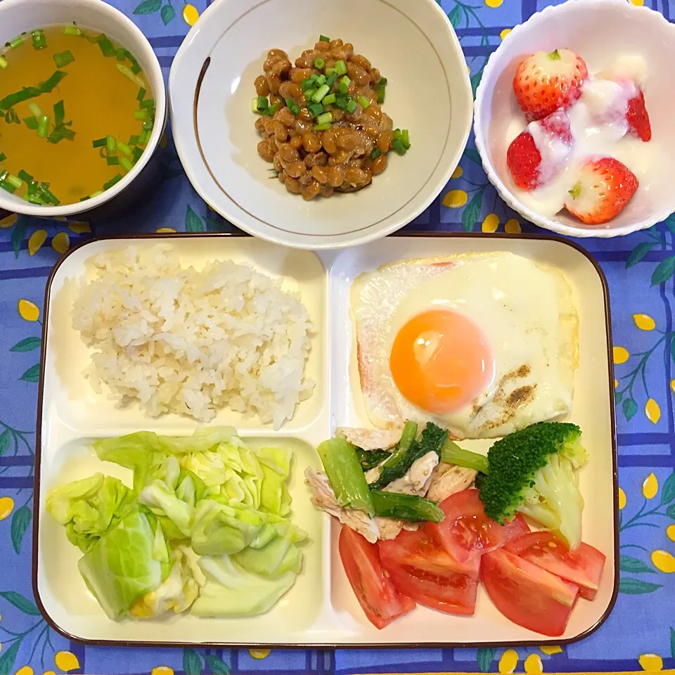 Snapdishの料理写真:2016年3月16日の朝食|もえさん