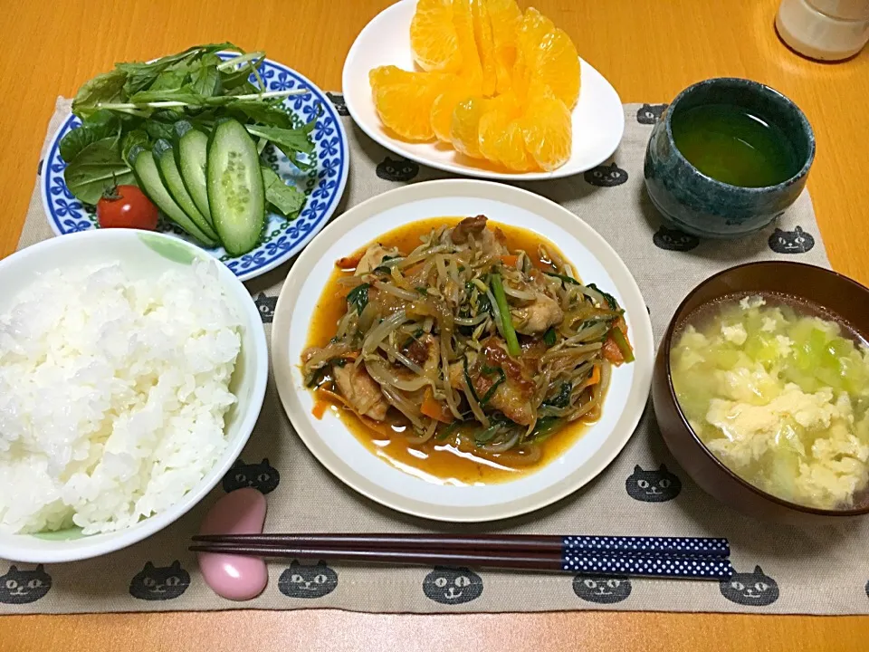 Snapdishの料理写真:3/15晩ごはん|ゆーみんさん