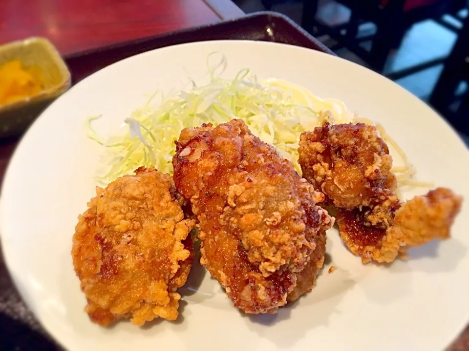 唐揚げ定食|naoko shimoshimbaraさん