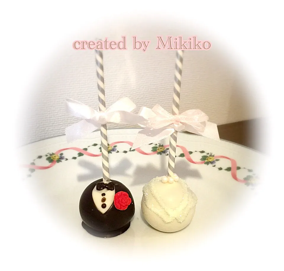 Wedding cake pops|マダァムMikikoさん