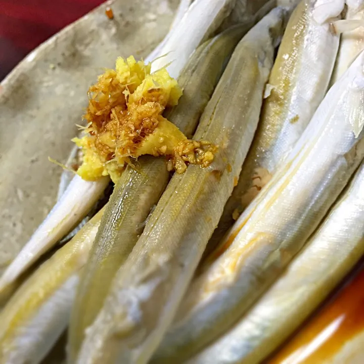 1人でイタリアンコースもどき→かますごの生姜醤油（これは和風）|空飛ぶペンギンさん