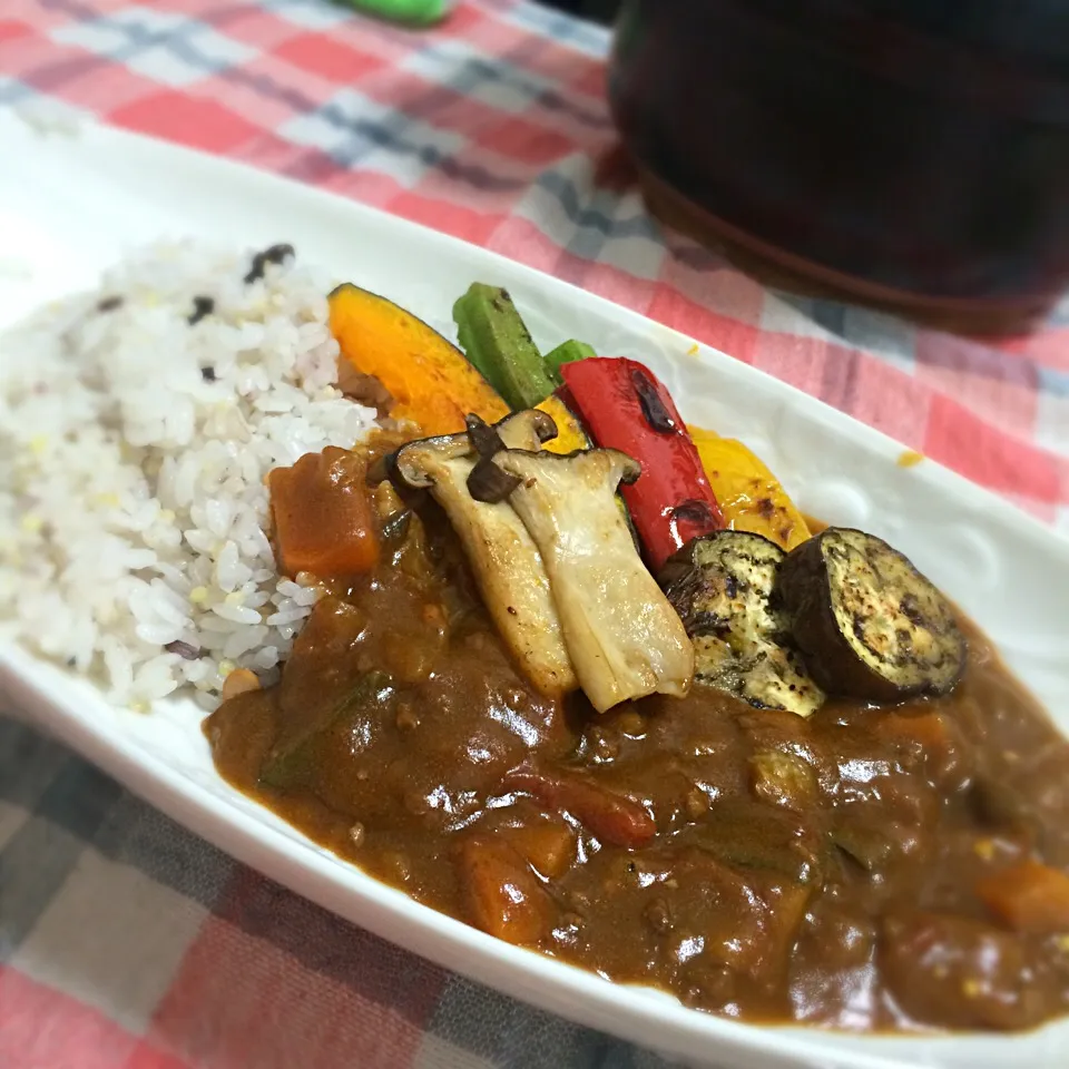 焼き野菜カレー|とかりさん