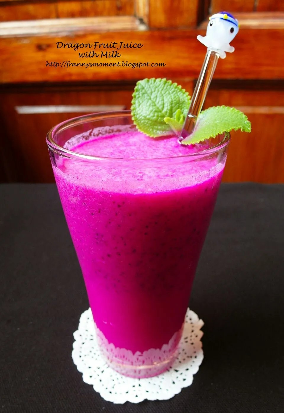 Dragon fruit juice|Frannyさん