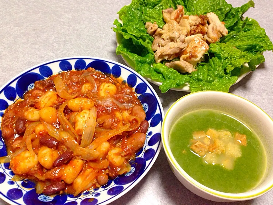 Snapdishの料理写真:ニョッキの晩ご飯|Orie Uekiさん