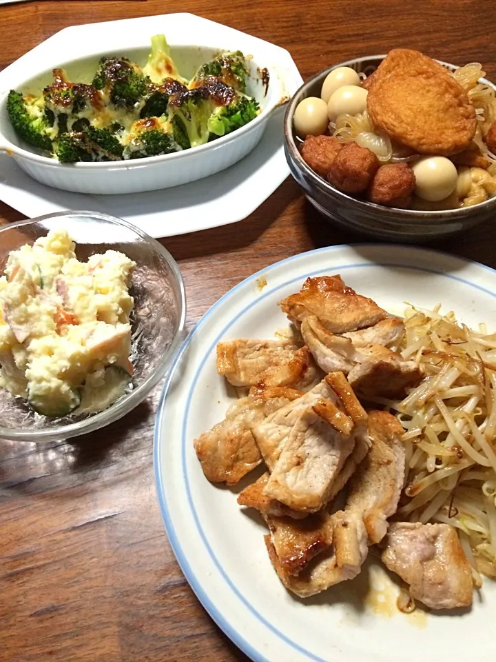 Snapdishの料理写真:3/17の晩ご飯。|hiroさん