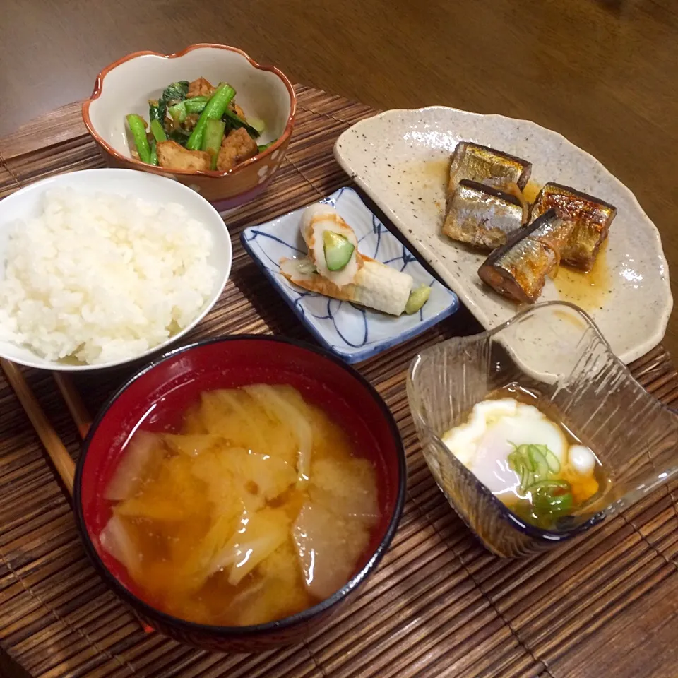 夕食＊ヘルシオで簡単♬秋刀魚の柔らか煮♬|穂月:ほおずきさん