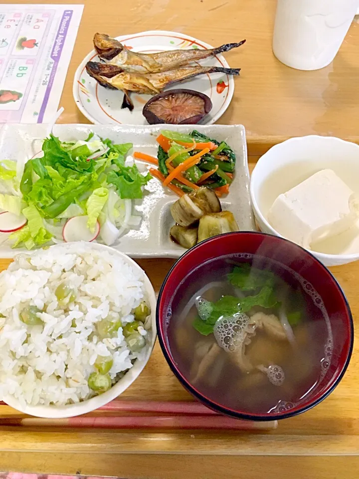 晩ご飯🍚はたはた🐟中身汁(沖縄)|かわちさん