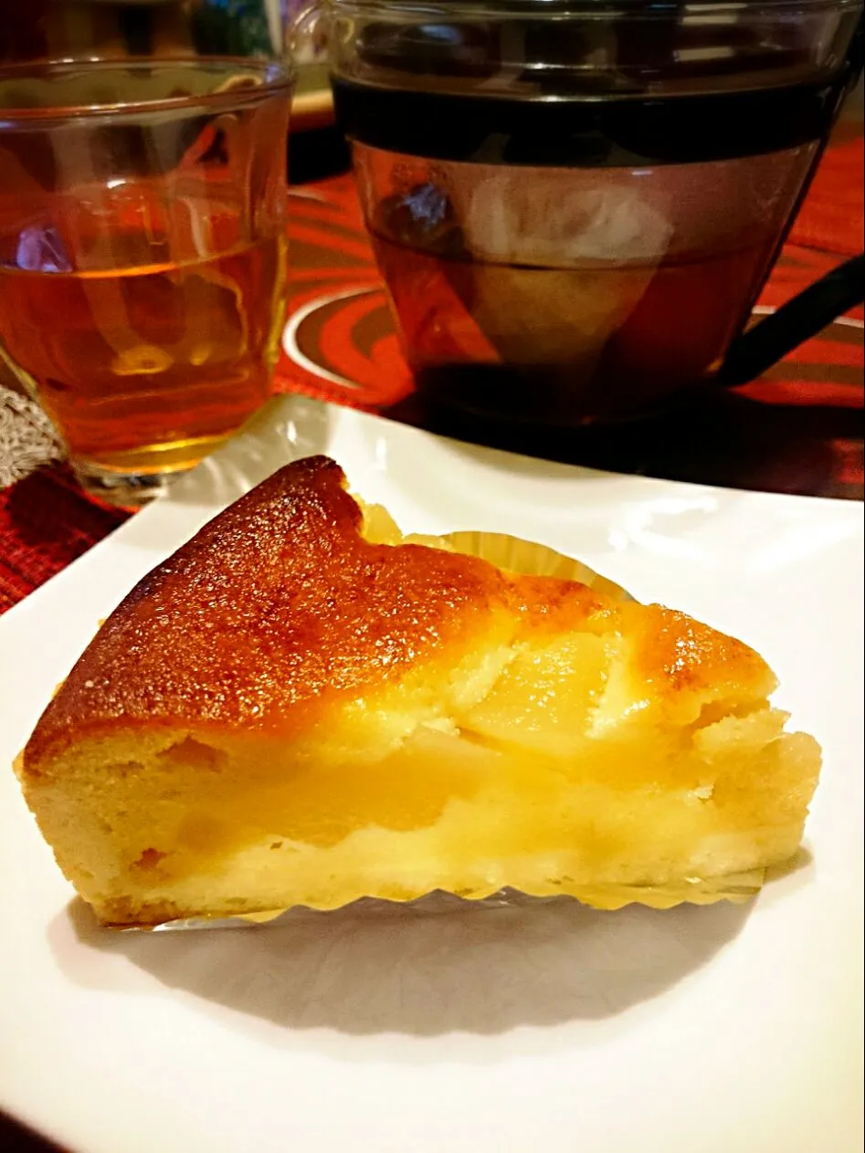 洋梨のタルト🍰焼いて、ナタマメ茶☕(^-^)|ナムナムさん