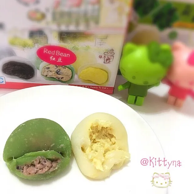 🍡Red Bean & Durian Mochi🍡|🎀Kittyna🌸さん