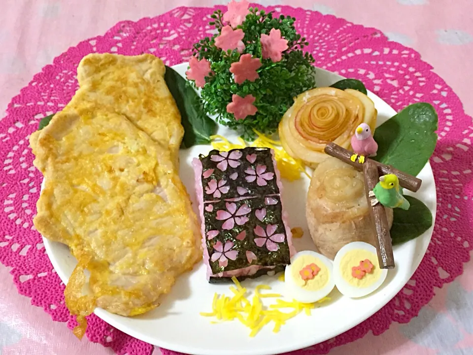 🌸豚ロースのピカタ🌸
🌹豚バラ肉の薔薇🌹|Kii mamaさん