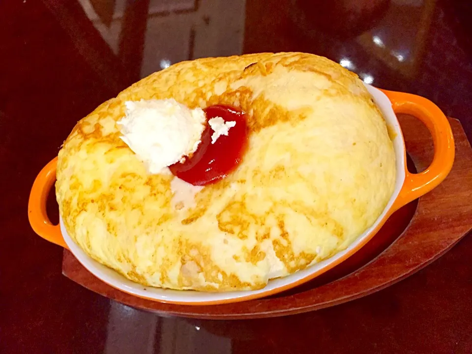 Omu rice soufflé|sgさん