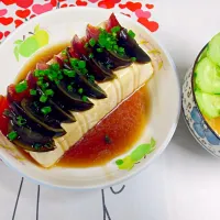 Snapdishの料理写真:涼拌皮蛋豆腐|kchumさん