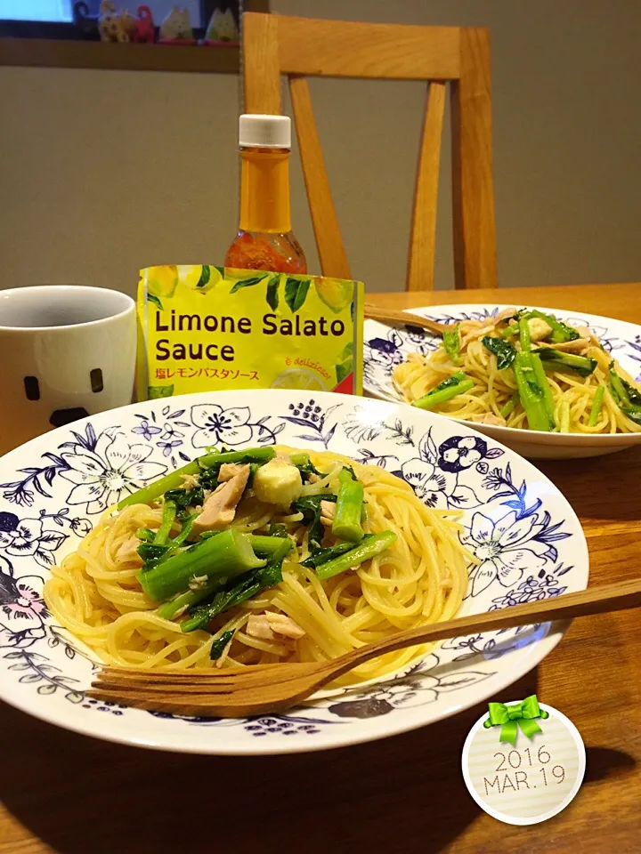 朝パスタ🍝|まんぞーさん