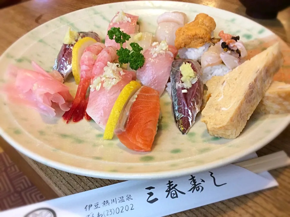 伊豆熱川温泉のお寿司🍣😋|アライさんさん