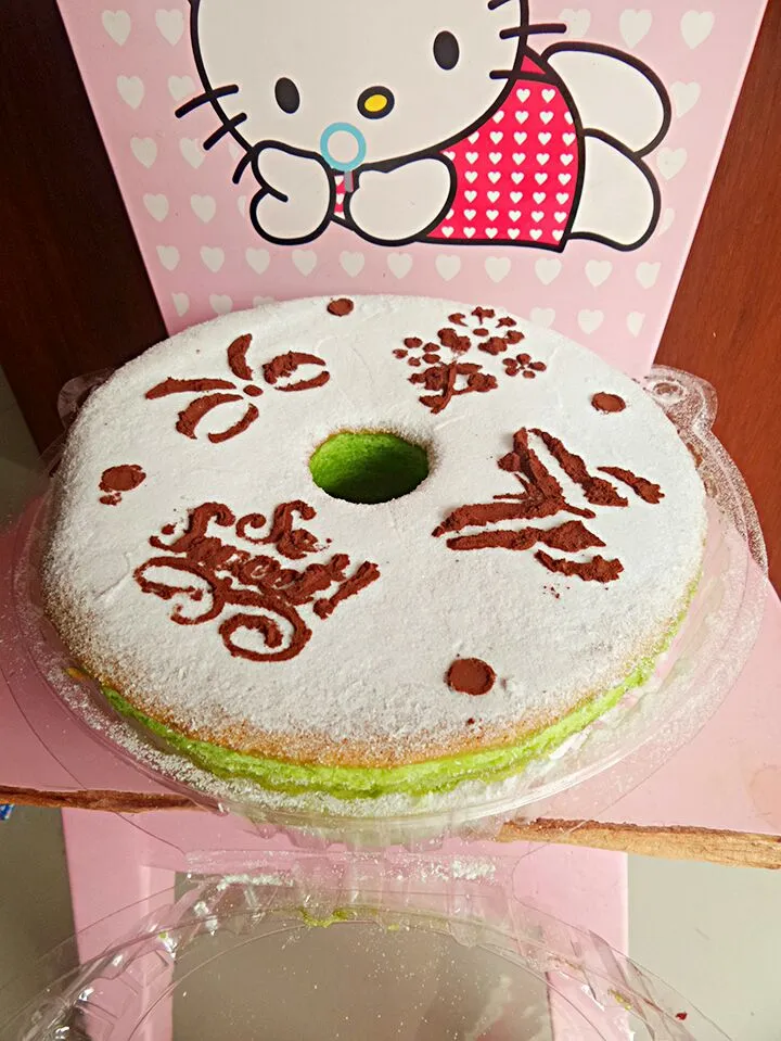 Snapdishの料理写真:pandan chiffon cake|Annabelle Edward Gladysさん