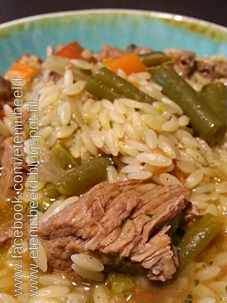 Lamb, orzo and veggies stew|Frank&Jolanda - Eteninbeeldさん