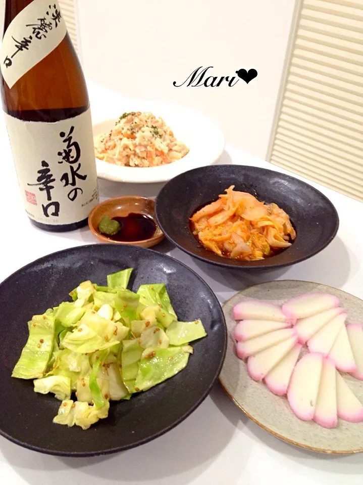 定番おかずでお家居酒屋◆◇Snap Dish 菊水辛口で乾杯◆◇|Mariさん