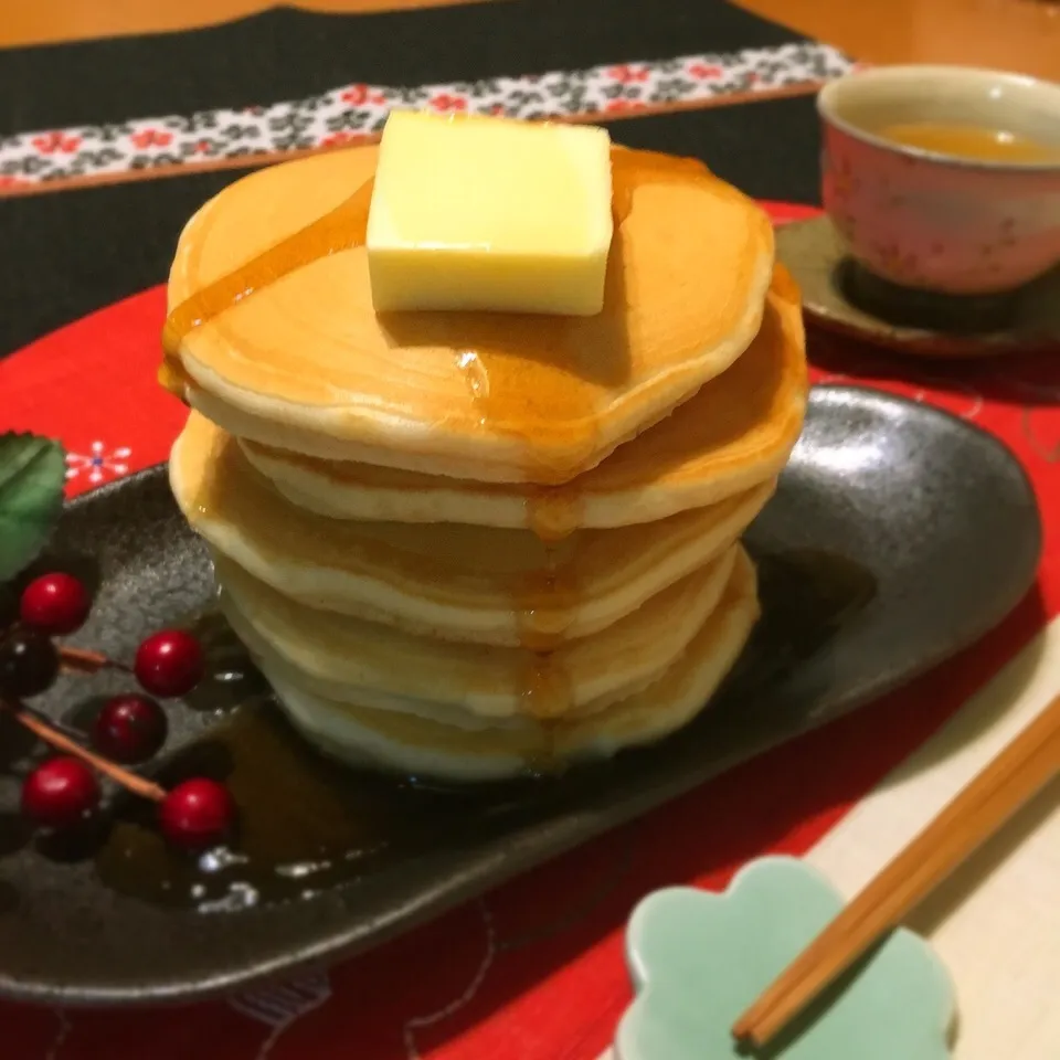 ごまホットケーキ♡|もなかさん