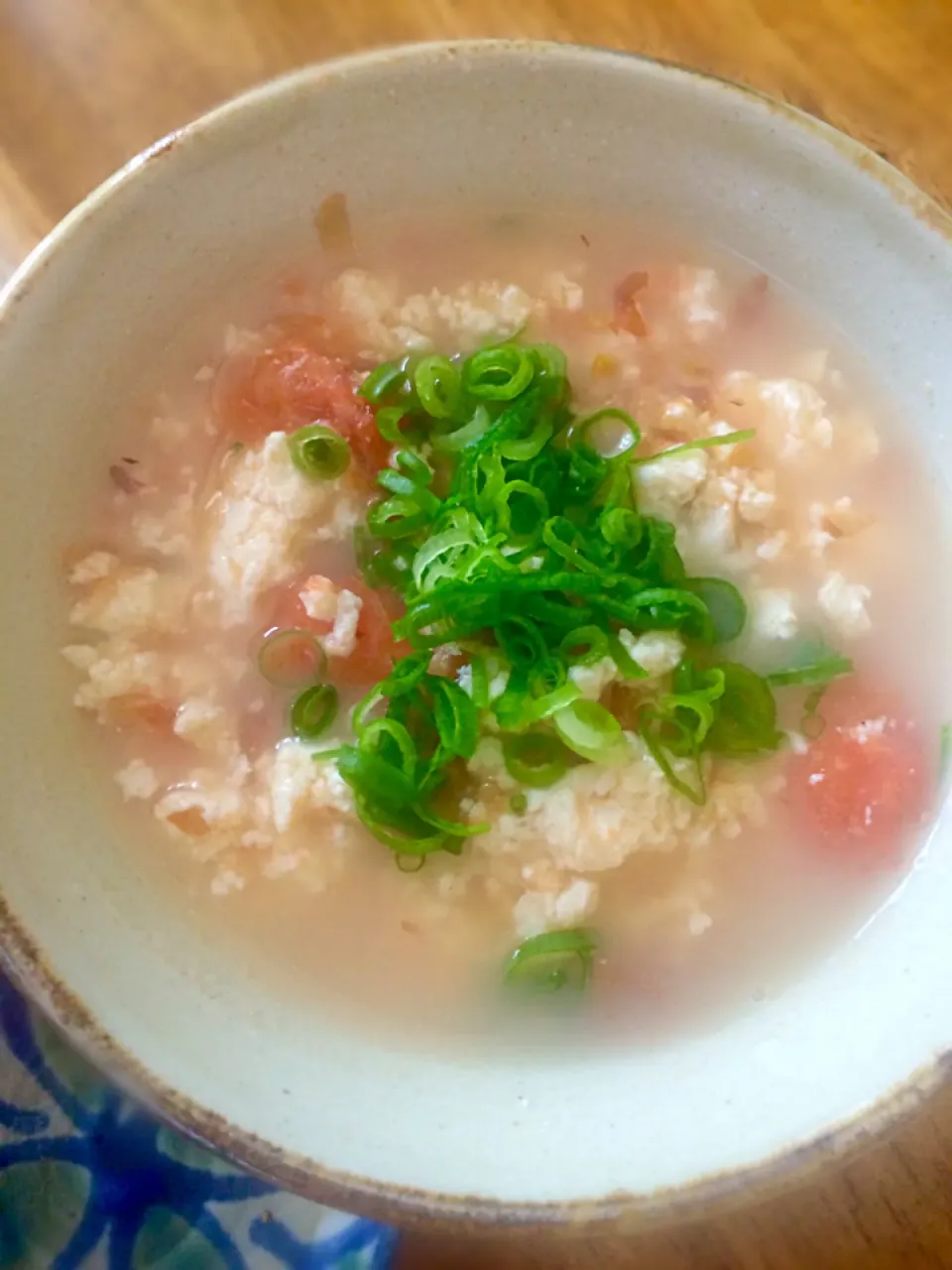 Snapdishの料理写真:ゆし豆腐 カツブシトマト|コロンさん