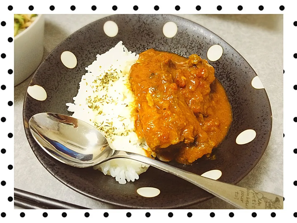 Snapdishの料理写真:スペアリブのトマトカレー🍛|みきぴょん♪さん