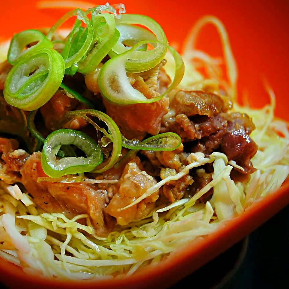 焼き鳥の缶詰料理。|@natural photo TTさん