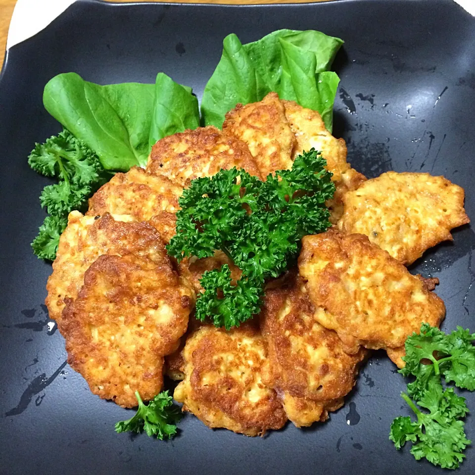 豆腐シーチキンナゲット|豆柴ゆずさん