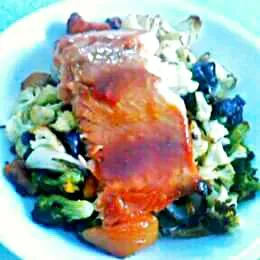 Salmon & veggies|Kristina Paris Fergusonさん